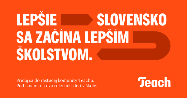 Podporujeme Teach for Slovakia